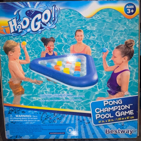 H2O Other - H2O GO! Pong Champion Pool Game Summer Beach toys swimming games Beer Pong NWT